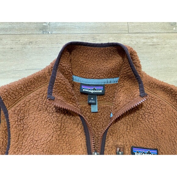Patagonia Retro Pile Brown Fleece Vest - Picture 3 of 8